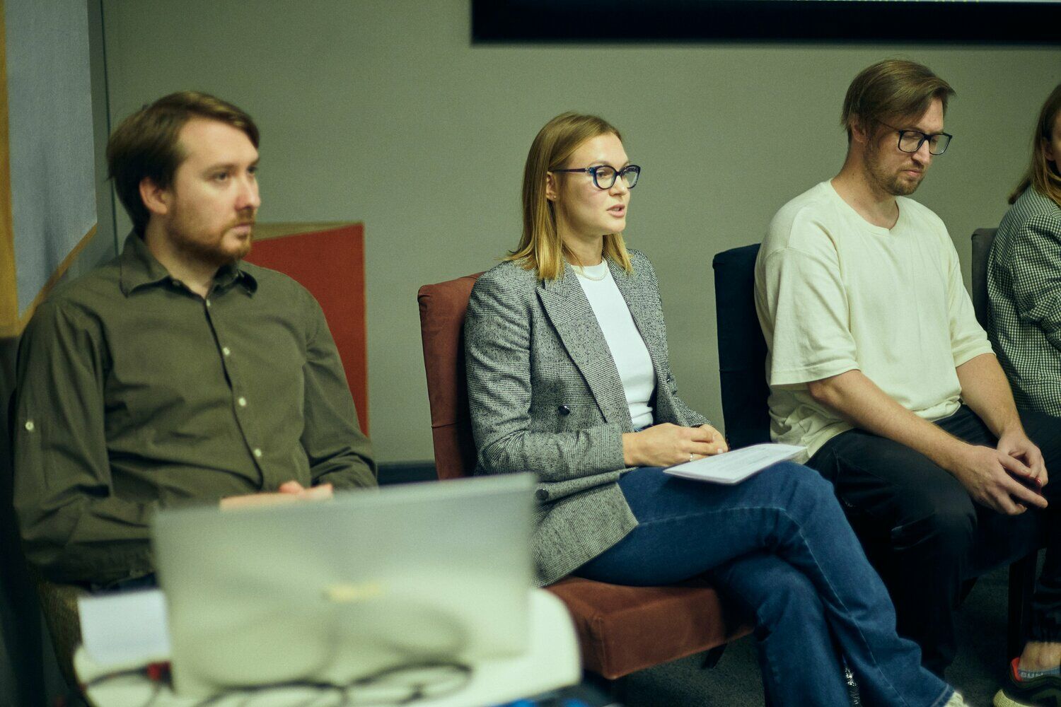 Организаторы встречи рассказывают о проекте